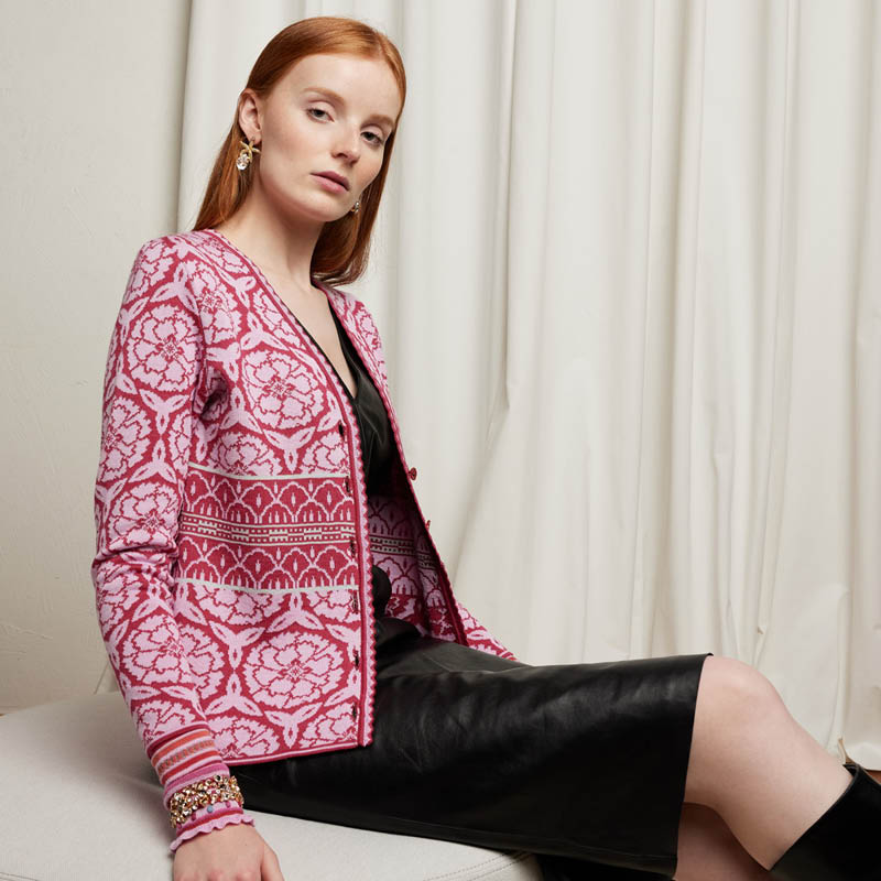 Ming cardigan rosa - Bilde 3