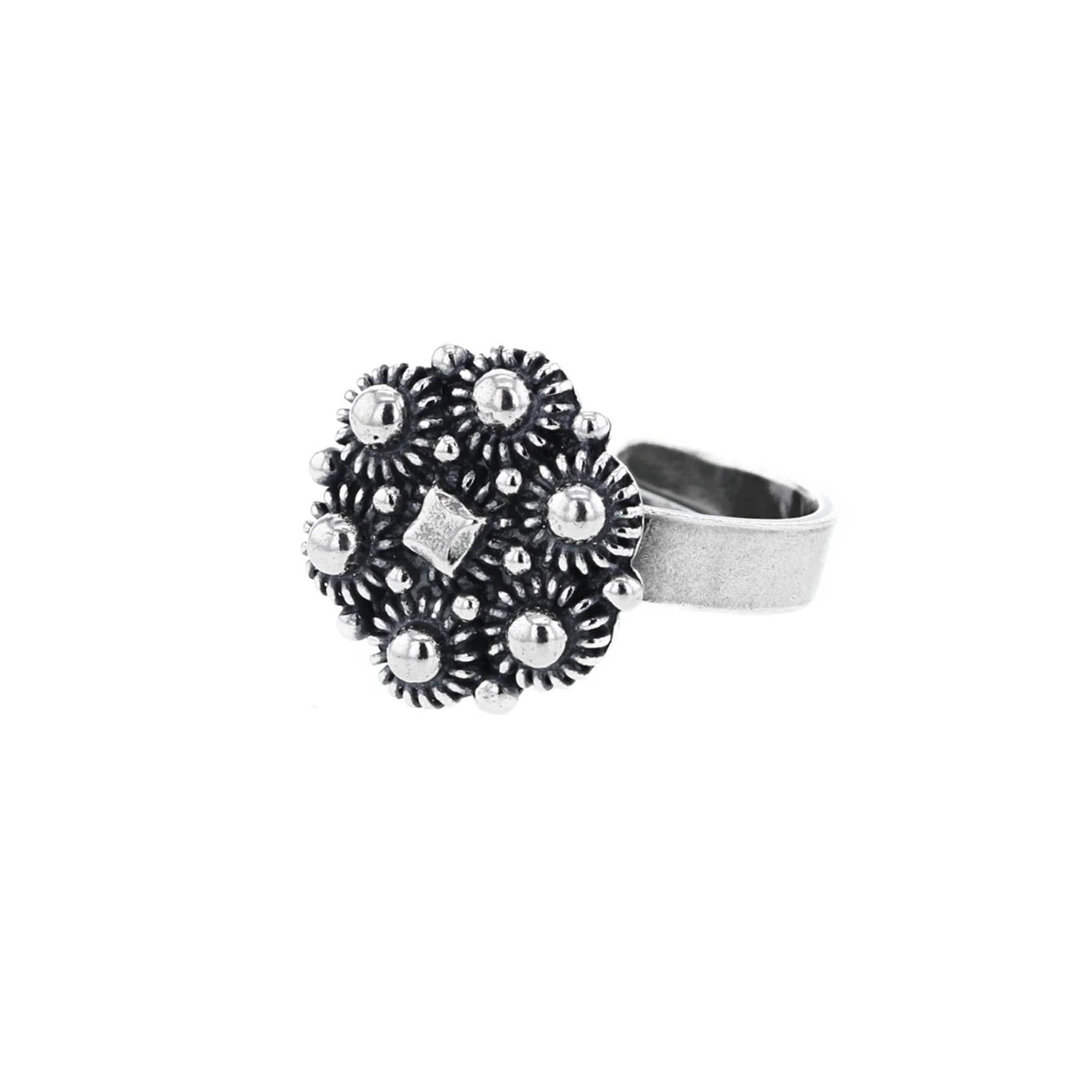 Ring, stor kruseknapp - Bilde 1