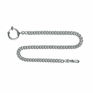 Klokkekjede 34 cm panser, oksidert