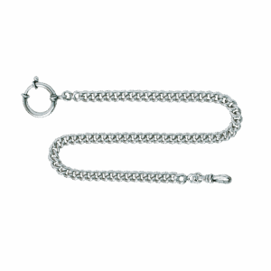 Klokkekjede 34 cm panser, kvit