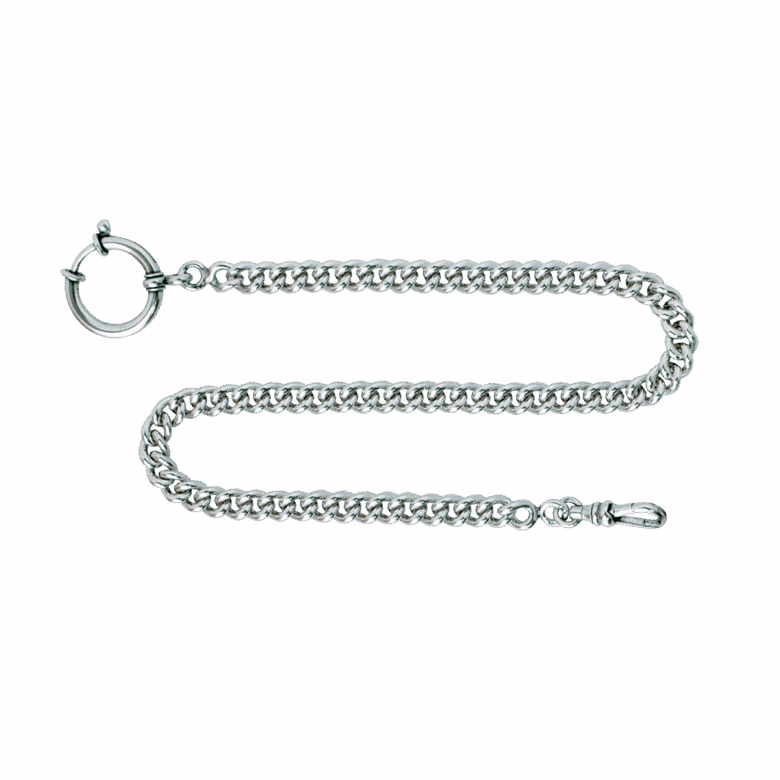 Klokkekjede 34 cm panser, kvit