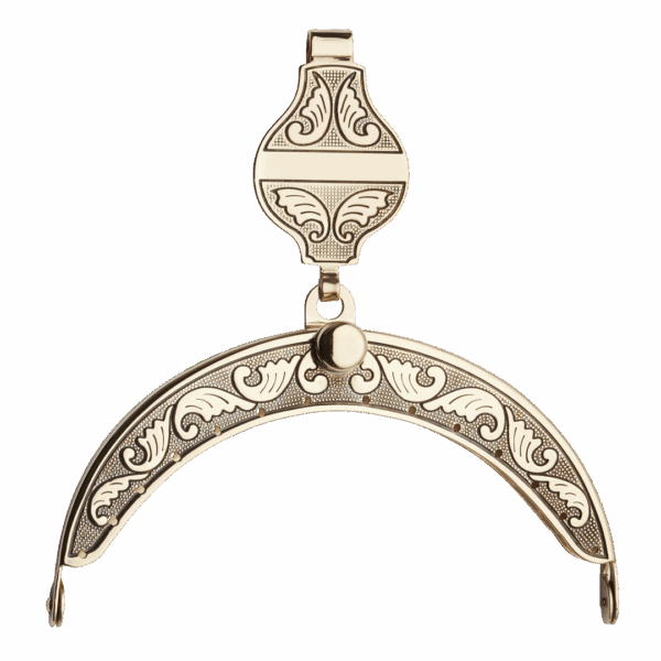 Veskelås, messing