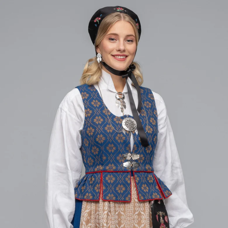 Vest GL blå