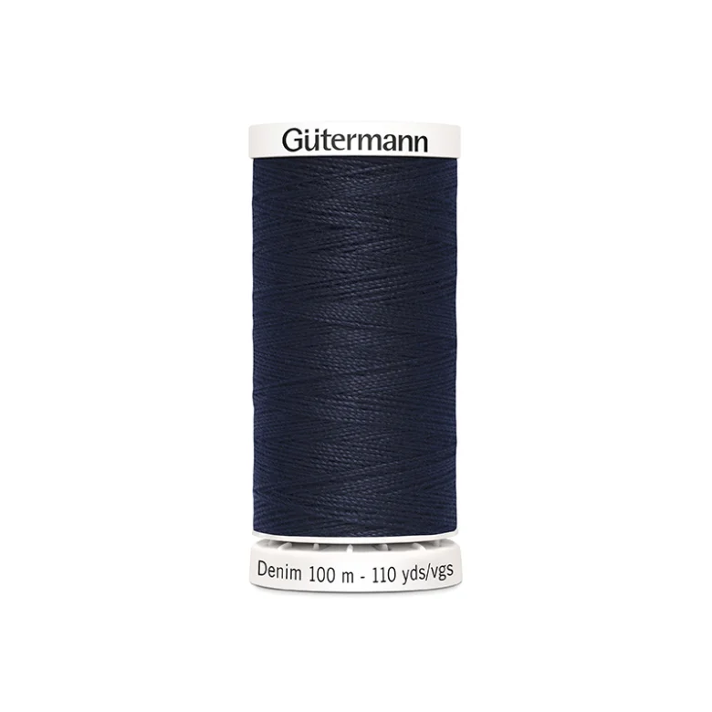 Denim tråd mørkblå