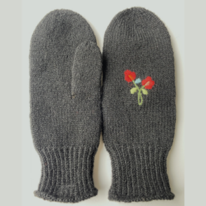 STRIKKEPAKKE BRODERTE VOTTER 3