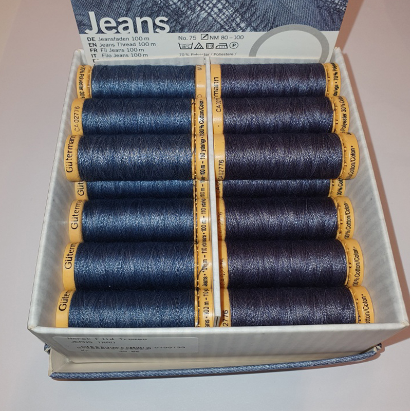 Jeans tråd lys blå - Bilde 1