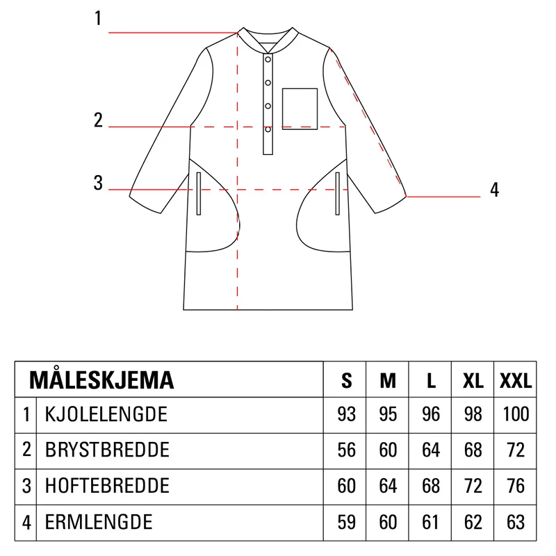 Busserull skjortekjole