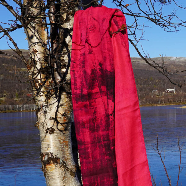 Skjerf Over the seven seas magenta