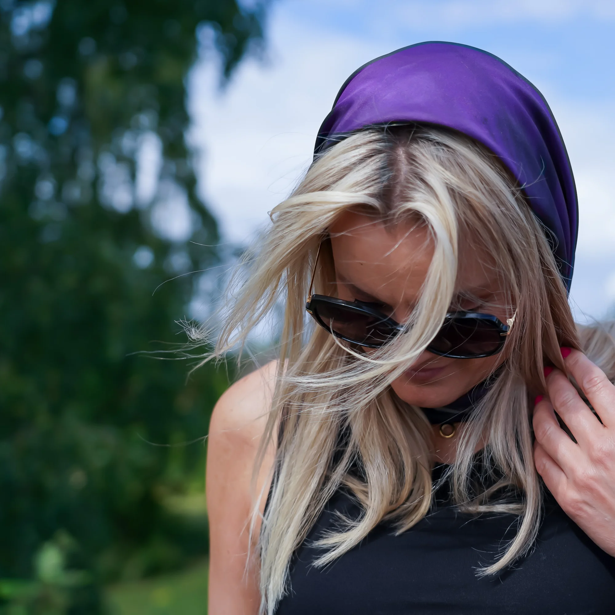 Silkesjal Amethyst