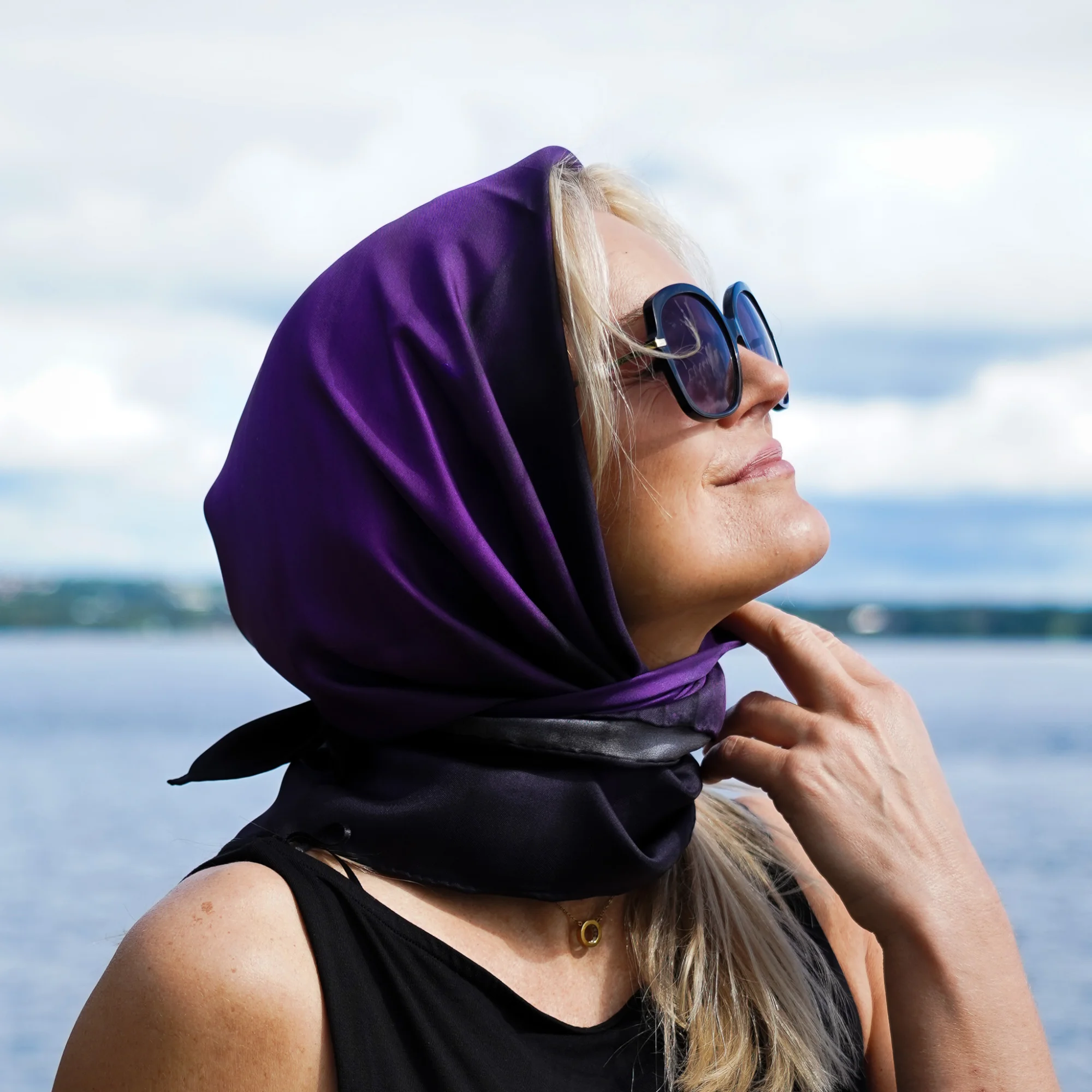 Silkesjal Amethyst