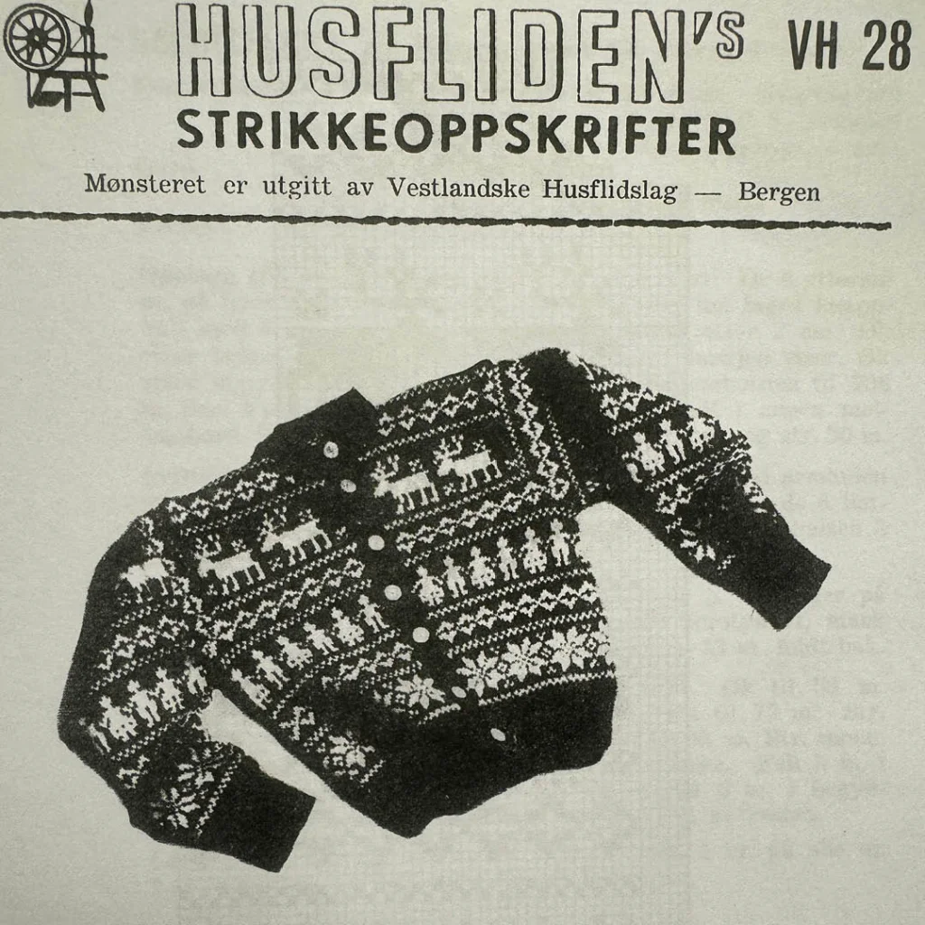 Strikkeskatt nr. VH28 Selbujakke - Bilde 4