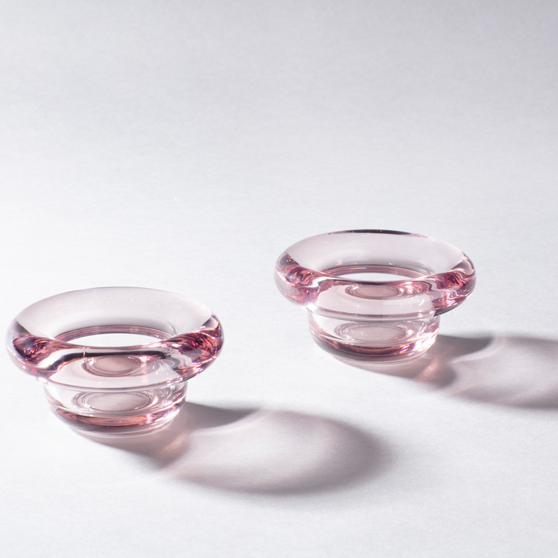 SIRKEL telysholder rosa - Bilde 3