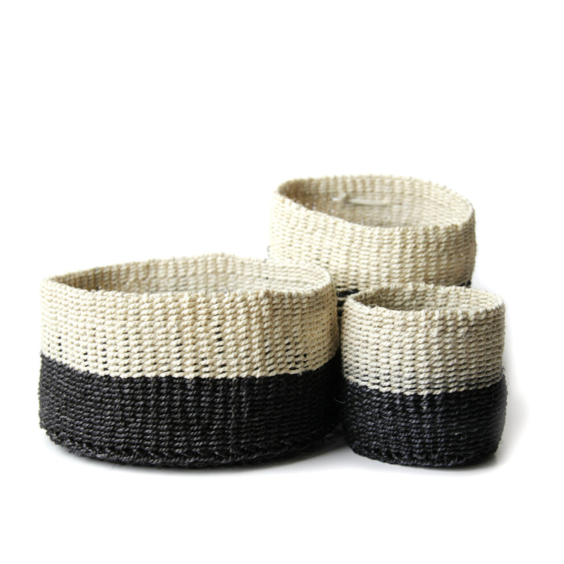 Sisal kurv sort S - Bilde 2