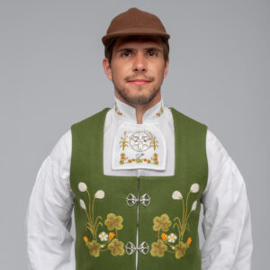 MATERIALPAKKE VEST PÅTEGNET, TIL SENJA FESTDRAKT FOR HERRE