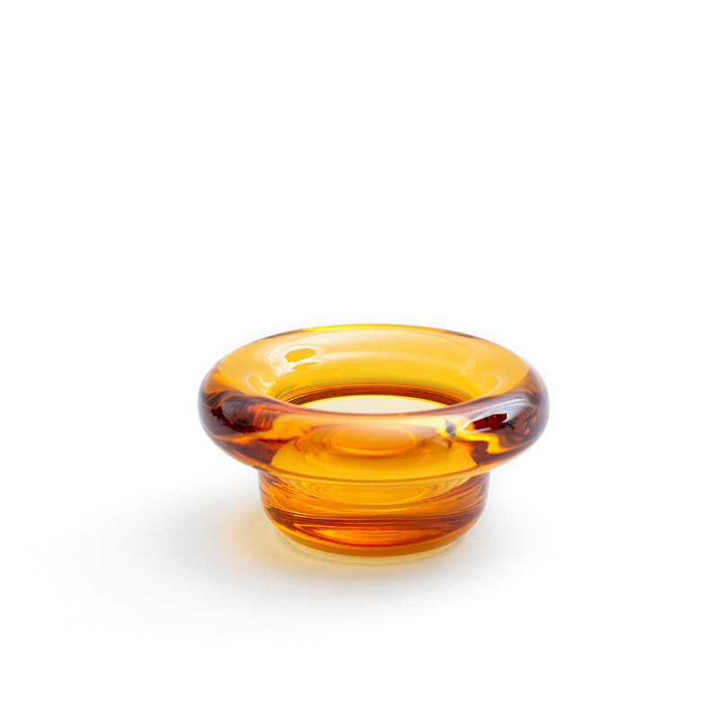 Sirkel telysholder amber - Bilde 2