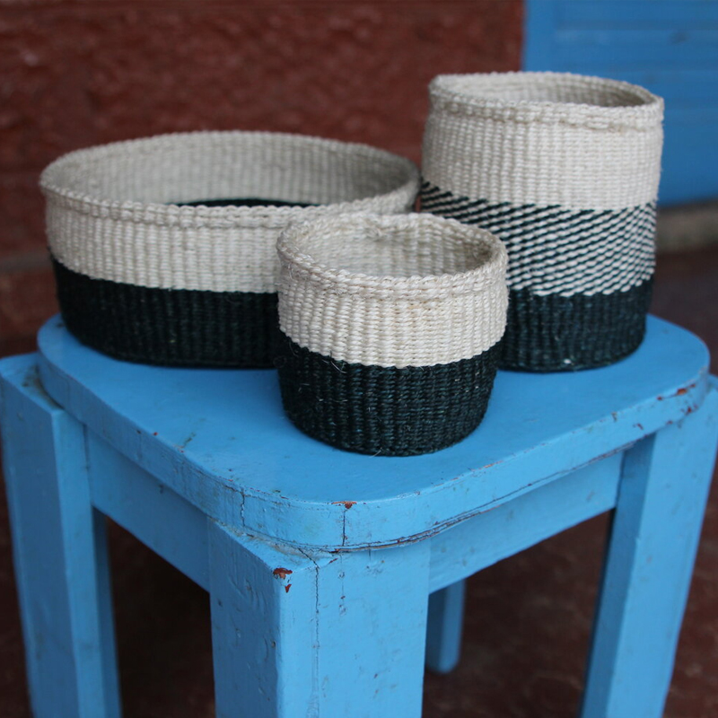 Sisal kurv sort S - Bilde 3