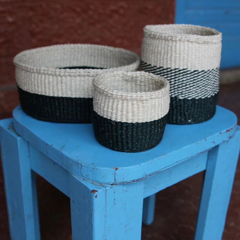Sisal kurv sort S