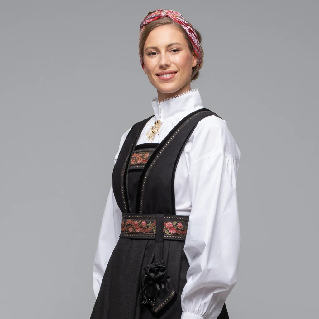 Bringedrakt svart
