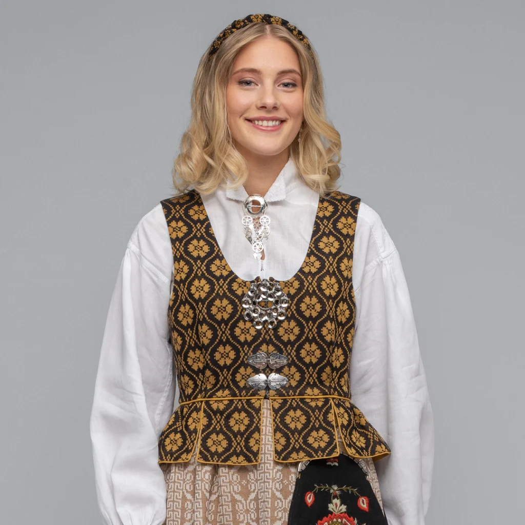 Materialpakke Gloria vest sort