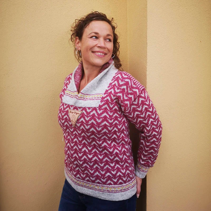 Strikkepakke Terje Vigen, rosa