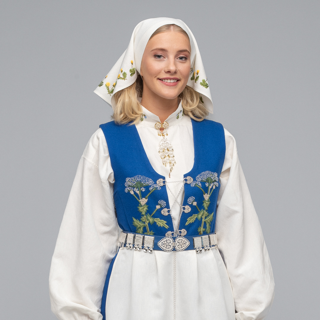 MATERIALPAKKE TIL SKJORTE, TROMSØ FESTDRAK FOR KVINNER - Bilde 3